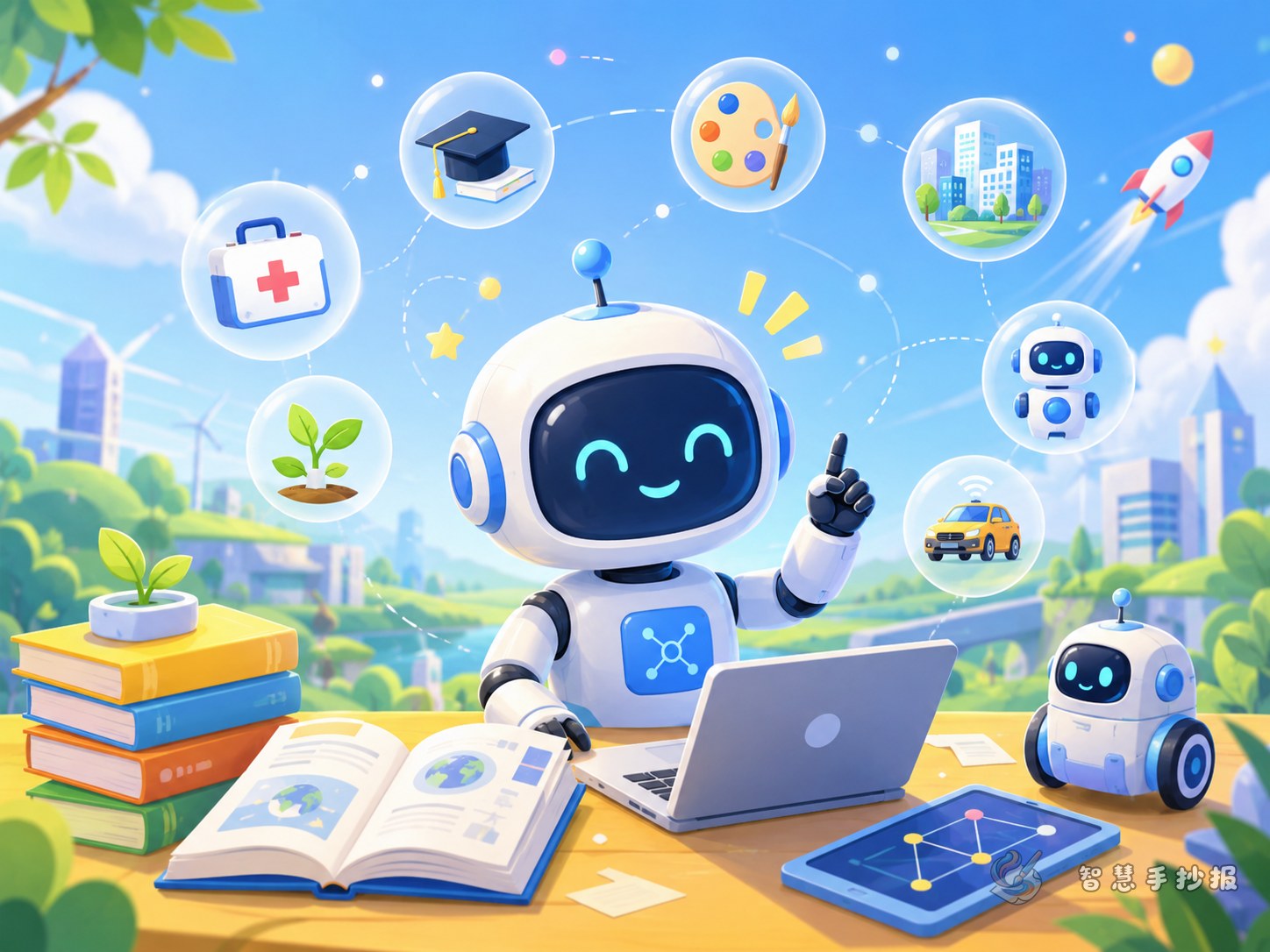 How to Make a Handwritten Newspaper on What Artificial Intelligence Can Help Us Do - Poster topic cover image