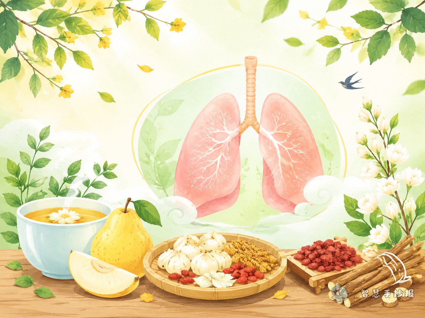 咳嗽了怎么做润肺主题手抄报更容易拿高分？ - Poster topic cover image