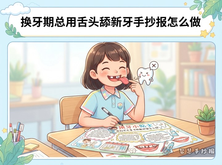 How to Make a Poster About Touching a New Tooth With the Tongue - Related topic thumbnail