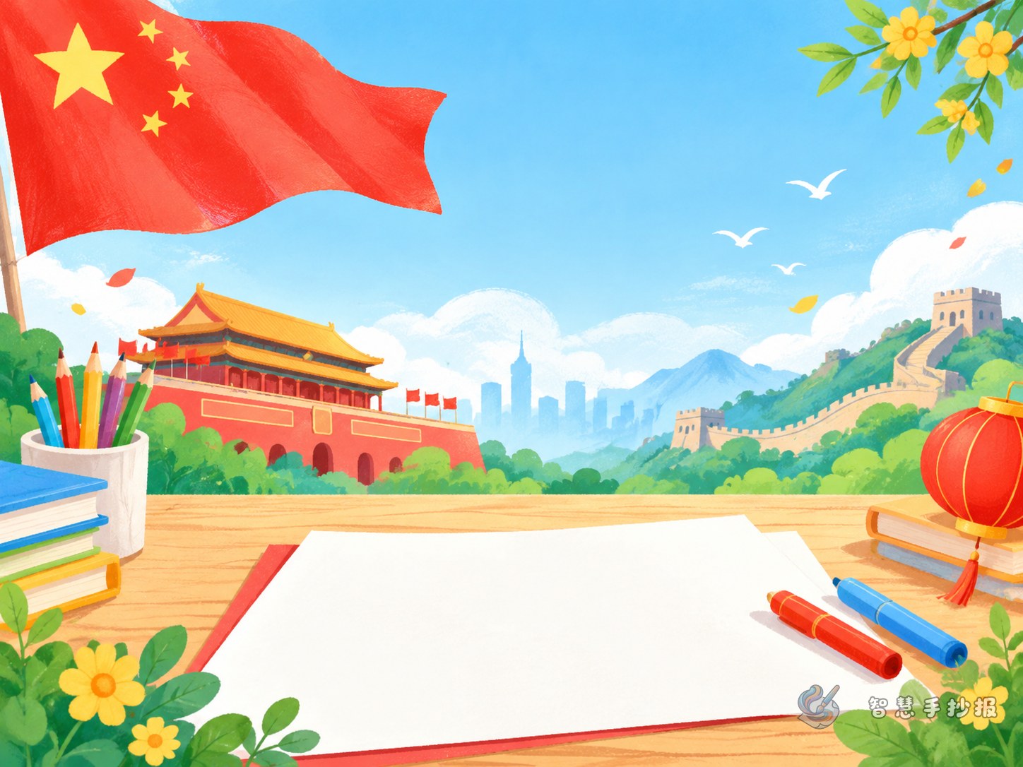 How to Make a National Day Handwritten Newspaper That Looks Fresh - Poster topic cover image
