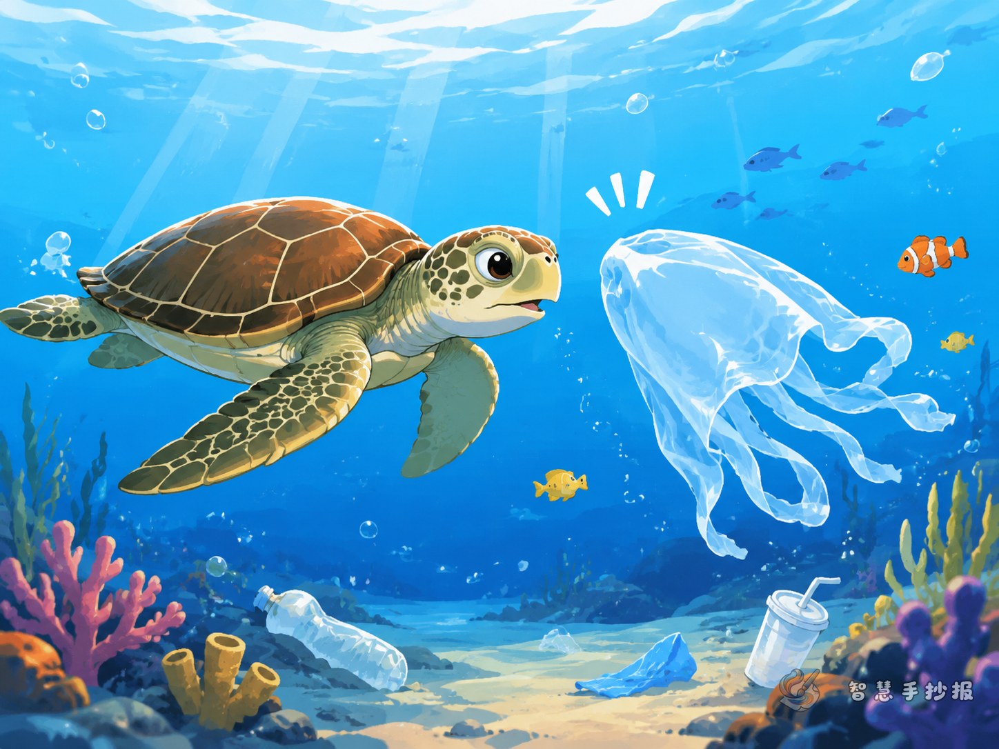 Why Do Sea Turtles Mistake Plastic Bags for Jellyfish? Poster Ideas and Content - Poster topic cover image