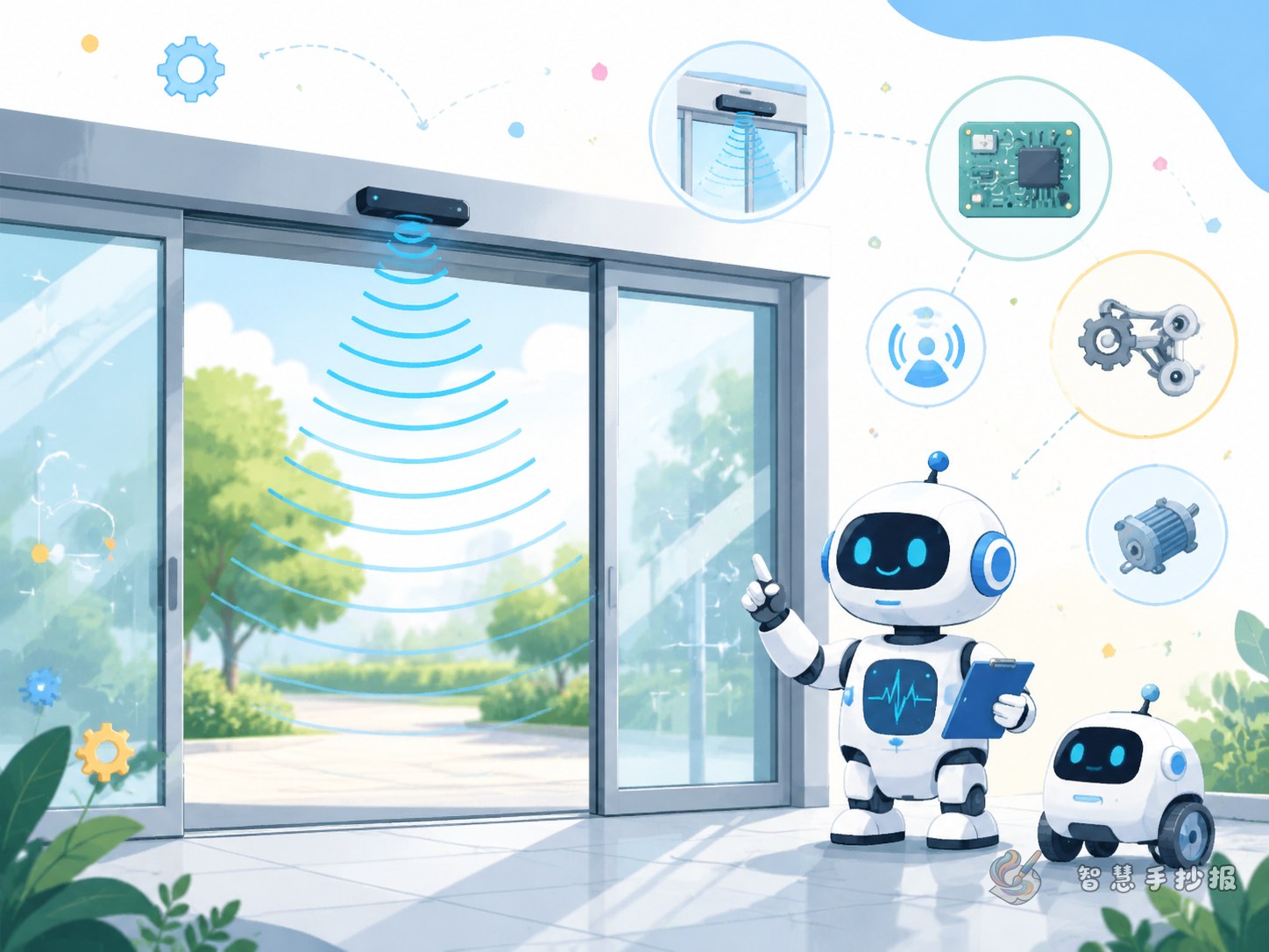 How Does an Automatic Door Know Someone Is Near? Poster Ideas - Poster topic cover image