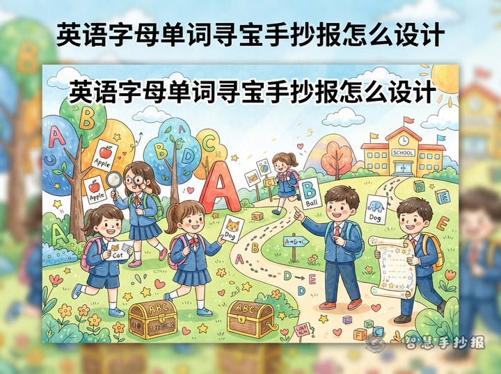 How to Design an English Alphabet Word Treasure Poster - Related topic thumbnail