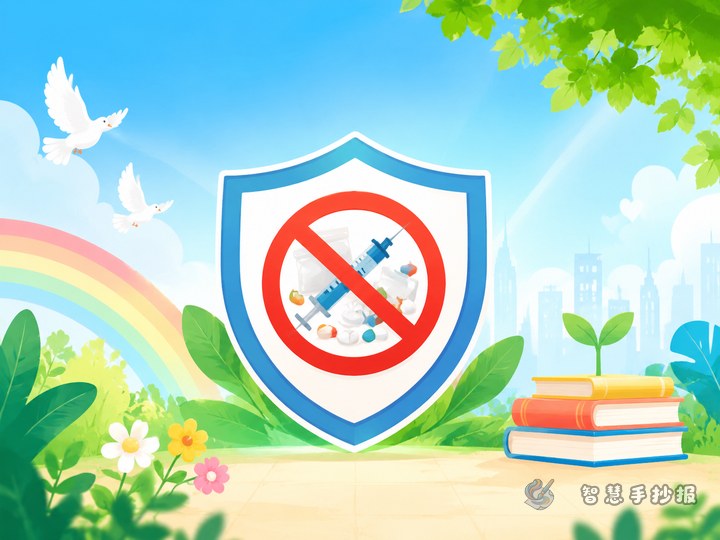 禁毒宣传教育手抄报怎么做简单又完整 - 相关内容封面