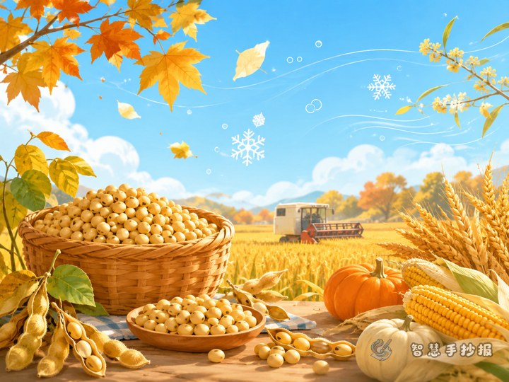 How do you make a Cold Dew handwritten newspaper about soybeans and autumn harvest clear and easy to read? - Related topic thumbnail