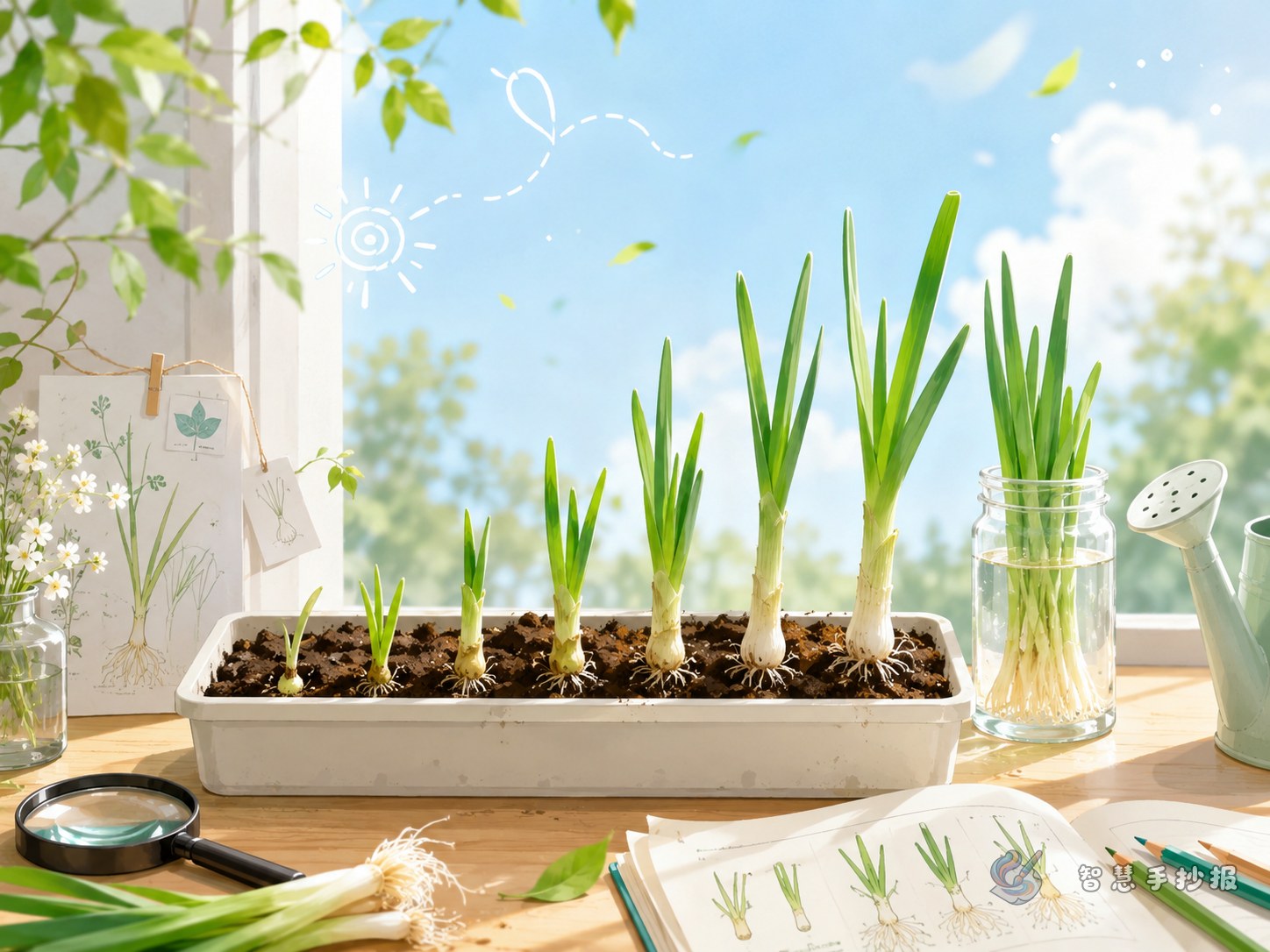 How to Make a Complete Garlic Sprout Observation Poster - Poster topic cover image