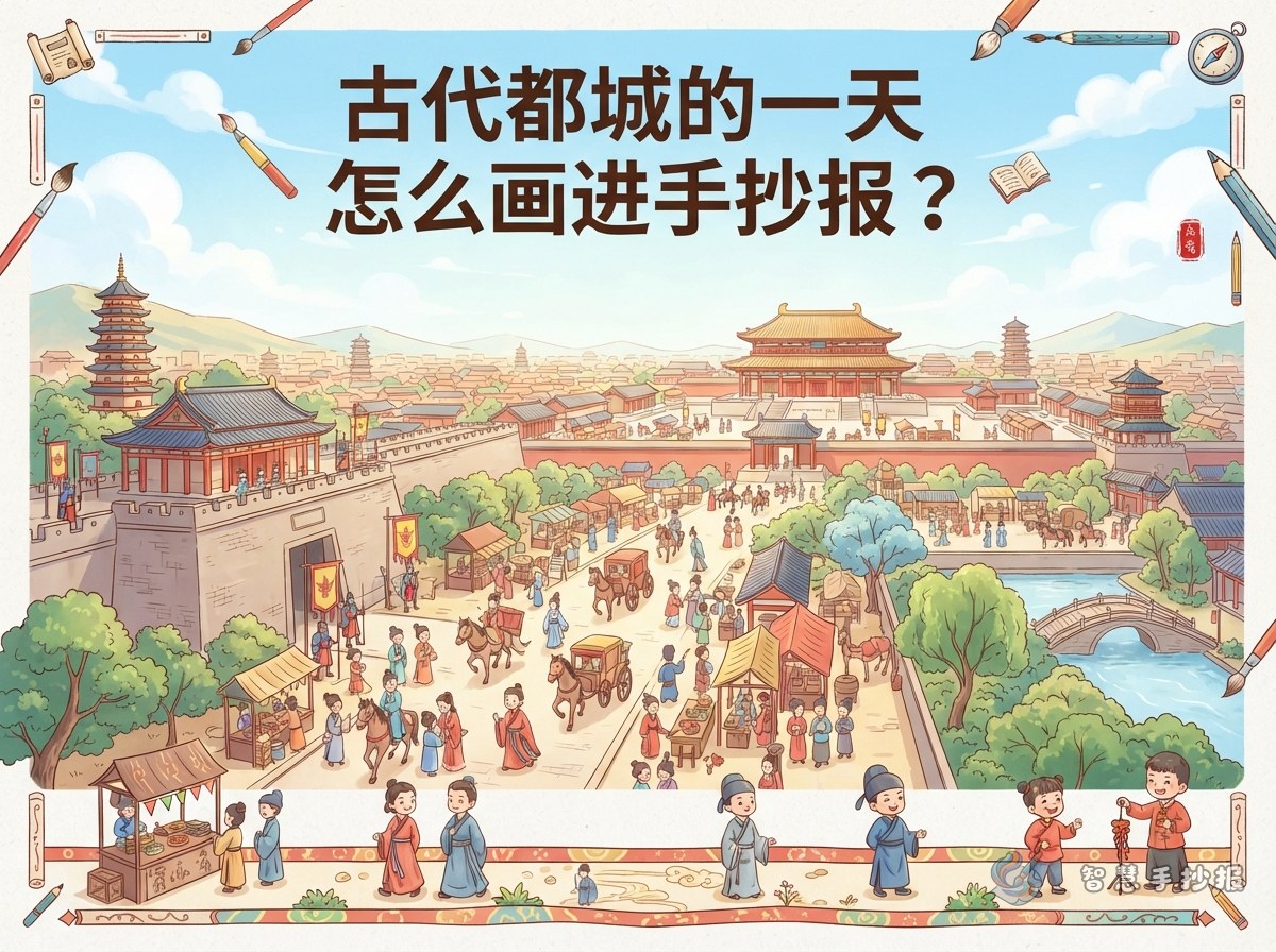 How Can You Draw a Day in an Ancient Capital? - Poster topic cover image