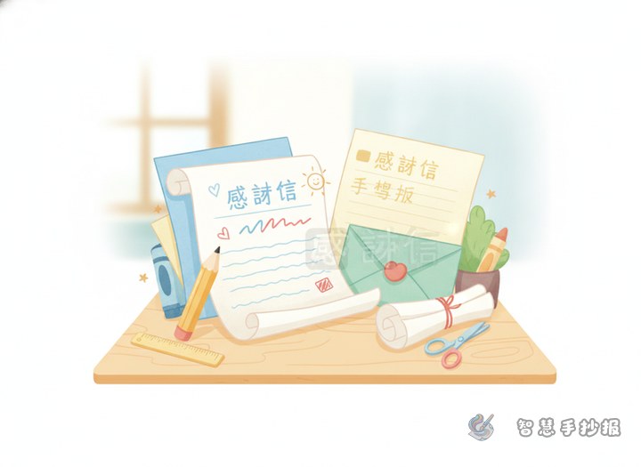 感谢信手抄报写什么内容比较好 - 相关内容封面