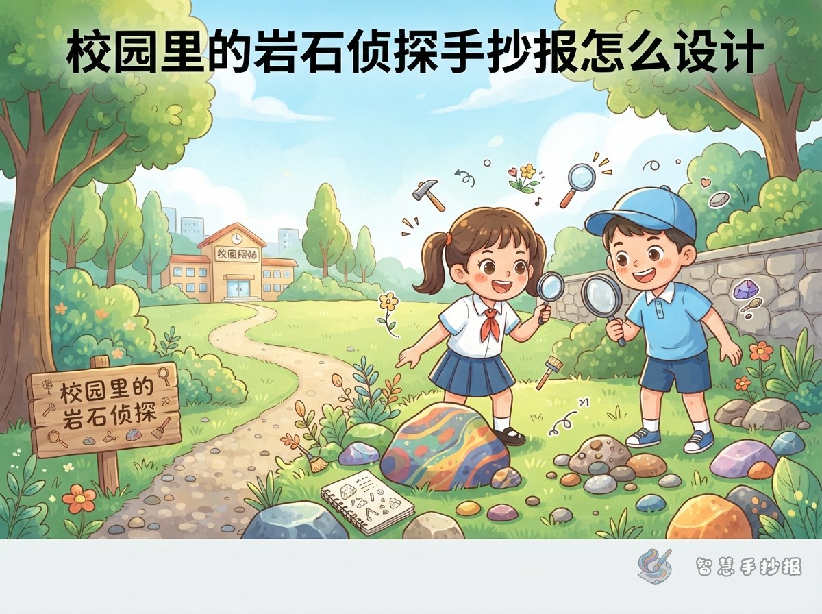 How to Design a Schoolyard Rock Detective Newspaper - Poster topic cover image
