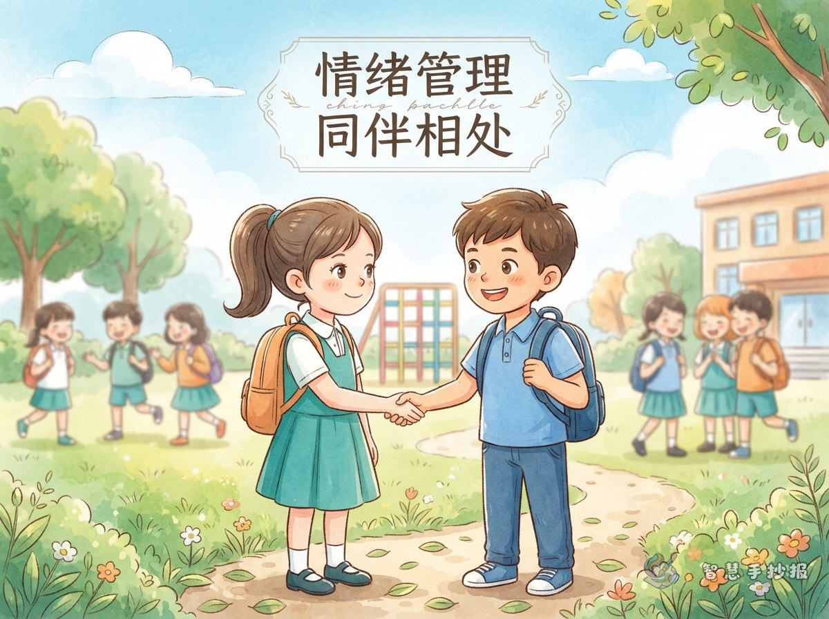 How Can Classmates Make Up After an Argument? Emotion Management Newspaper Ideas - Poster topic cover image