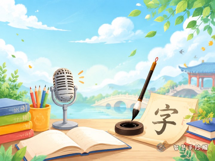 说好普通话写好中国字手抄报怎么设计 - 相关内容封面