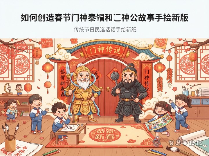 How to Make a Qin Qiong and Yuchi Gong Door Gods Poster - Related topic thumbnail