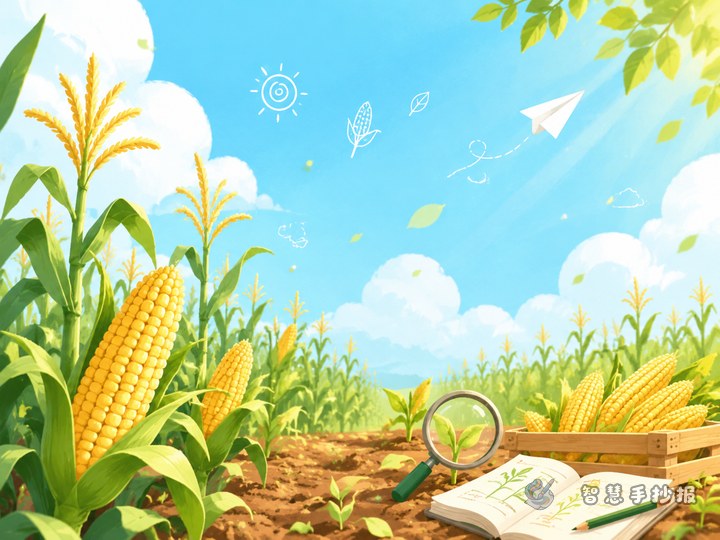 How to Make a Corn Planting Labor Observation Handwritten Newspaper - Poster line art preview