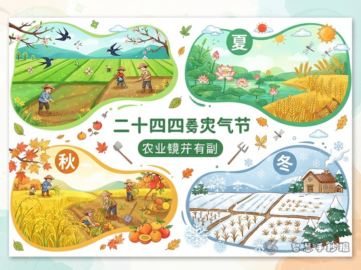 What Should Go on a 24 Solar Terms Farming Poster? Try a Four-Season Layout - Related topic thumbnail
