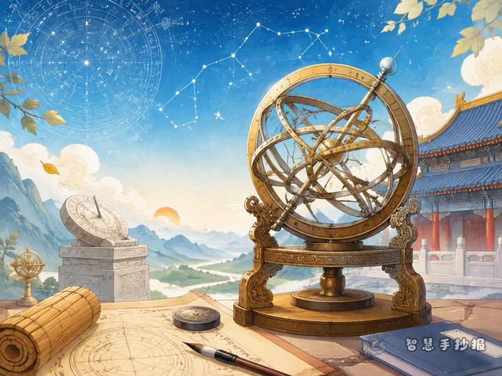 How to Make an Armillary Sphere Handwritten Newspaper: Ancient Chinese Sky Watching and Timekeeping - Related topic thumbnail