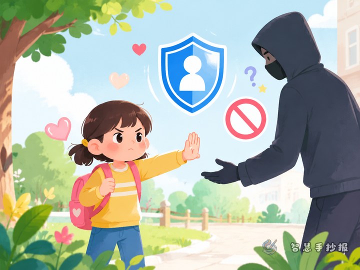 遇到陌生人不当接触怎么办？防性侵手抄报内容与版面思路 - 相关内容封面