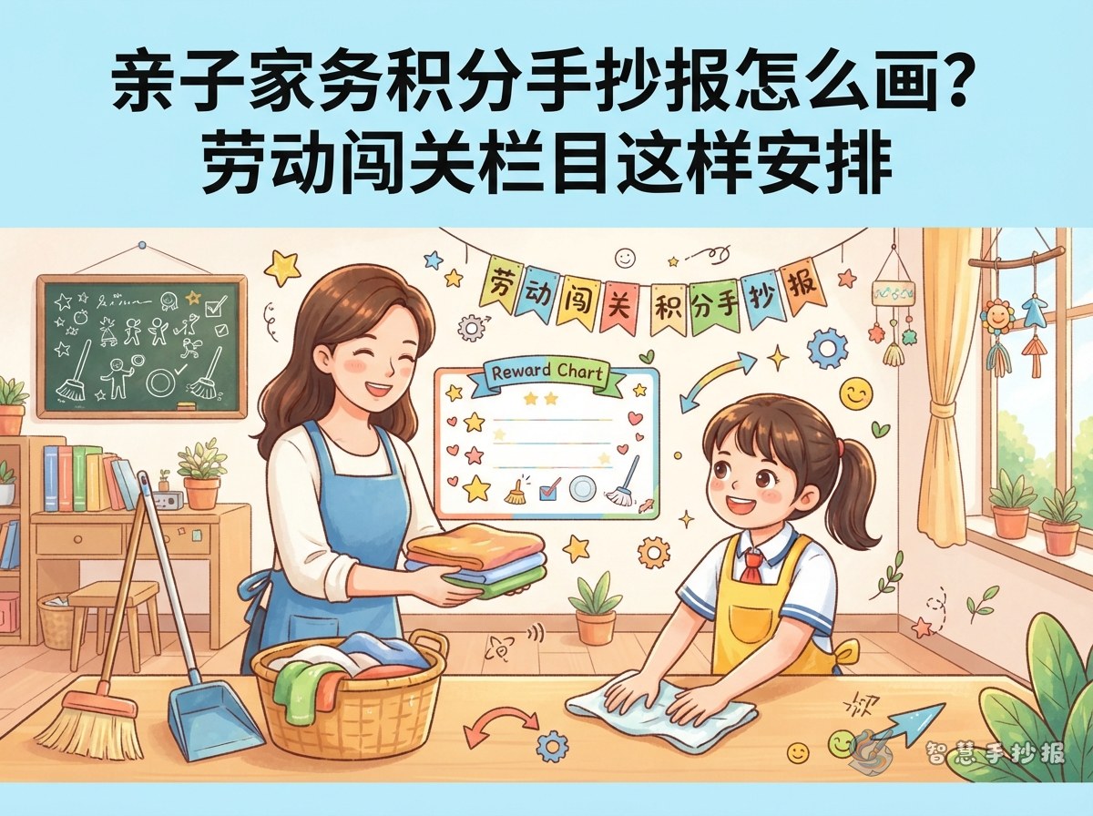 How to Make a Parent-Child Chore Points Handwritten Newspaper? - Poster topic cover image