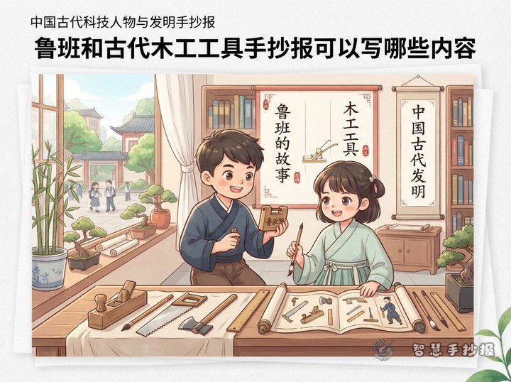 What to Put on a Lu Ban Handwritten Newspaper About Ancient Woodworking Tools - Related topic thumbnail