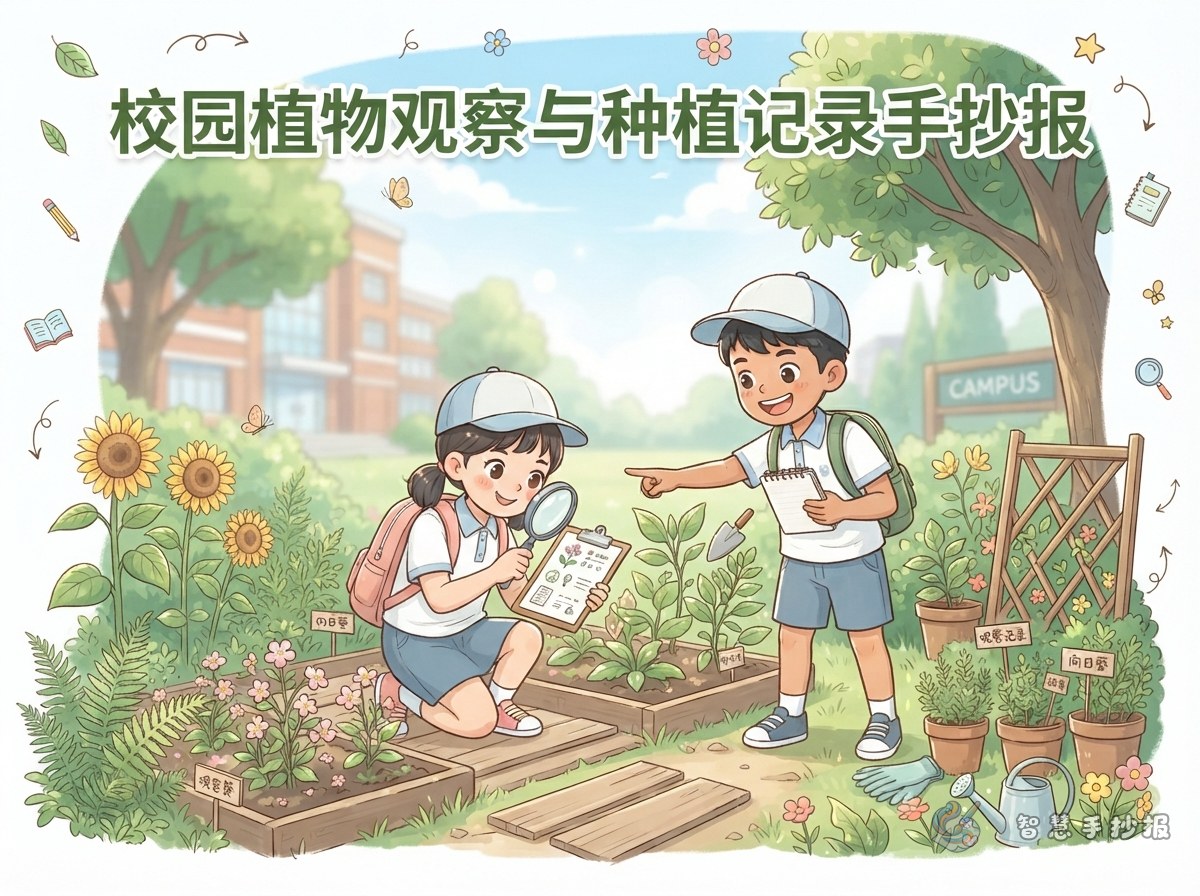 How to Draw an Observation Table for a Campus Plant Handwritten Newspaper - Poster topic cover image