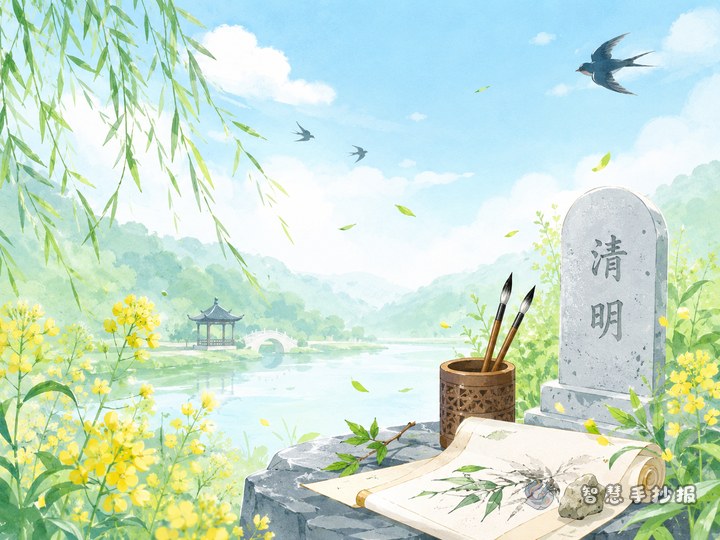 How to Make a Qingming Festival Poetry Appreciation Handwritten Newspaper - Related topic thumbnail