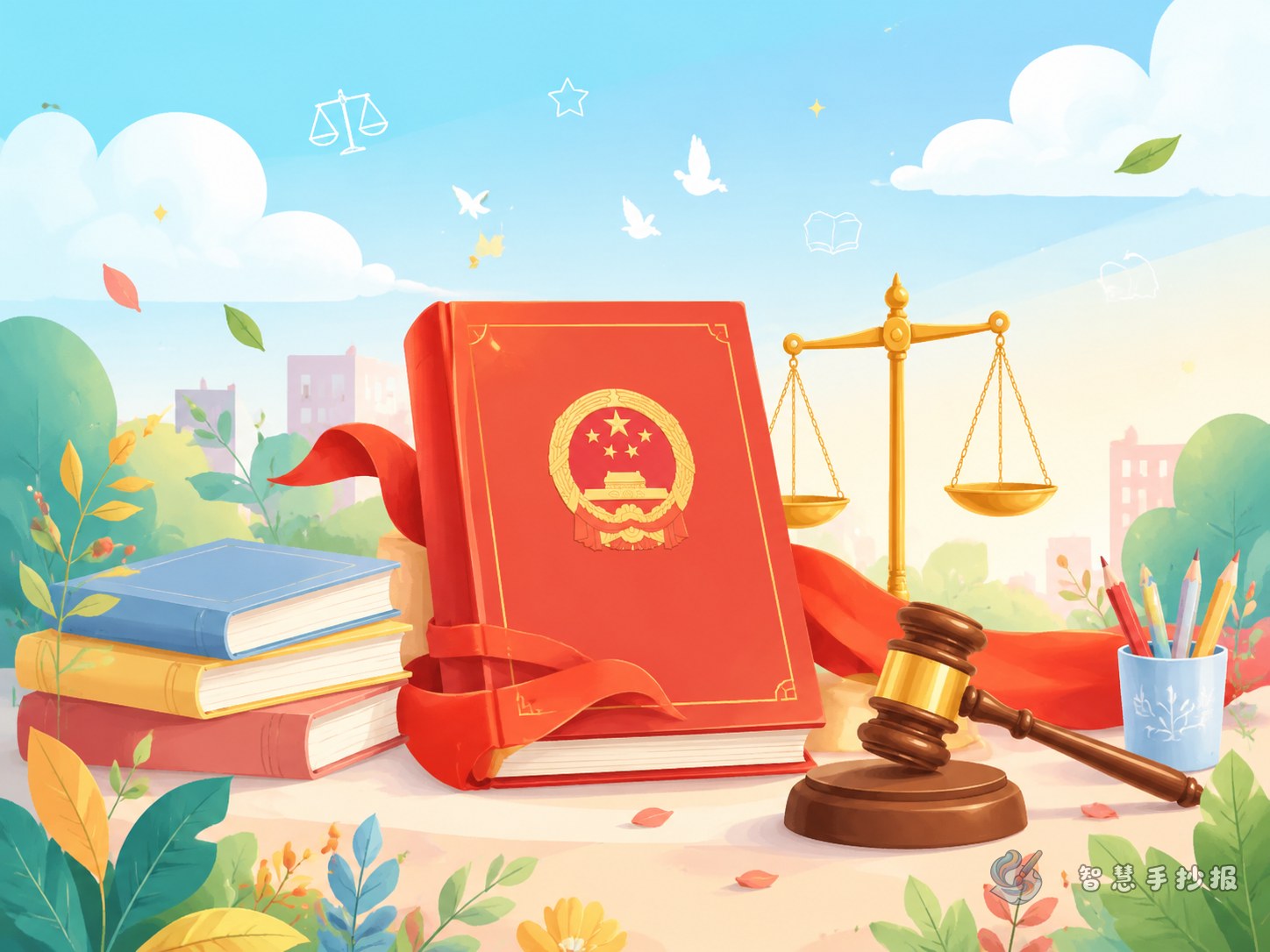 国家宪法日手抄报题目怎么定更清楚 - 智慧手抄报专题封面图