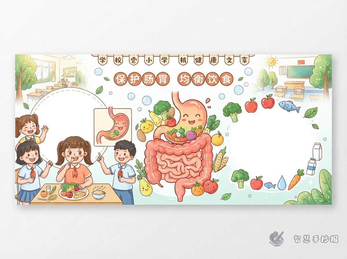 How Do You Make a Poster About Digestive Health and Balanced Eating? - Poster topic cover image