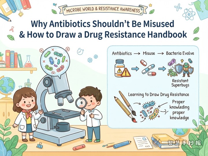 Why Shouldn&rsquo;t Antibiotics Be Taken Casually? A Resistance-Themed Handwritten Newspaper - Related topic thumbnail