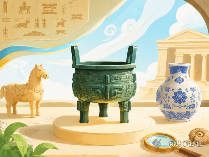 我最想介绍的一件博物馆文物手抄报怎么做？ - 相关内容封面