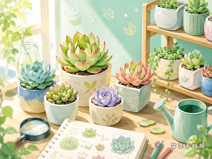 What can I write in a succulent plant observation handwritten newspaper? - Sketch Topic Cover