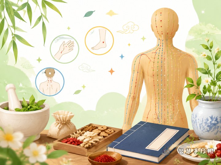 经络穴位保健手抄报怎么写更简单清楚？ - 手抄报专题封面