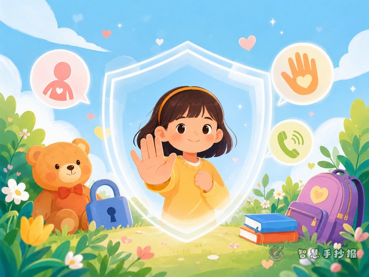 How to Make a Child Safety Poster on Abuse Prevention: Writing About Body Boundaries and Getting Help - Poster line art preview