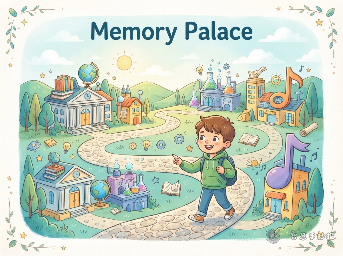 How to Make a Memory Palace Handwritten Newspaper: Route, Layout & Text - Poster topic cover image