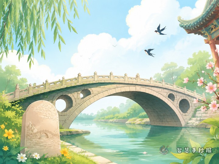 赵州桥手抄报写什么内容更出彩？栏目素材与版面建议 - 相关内容封面