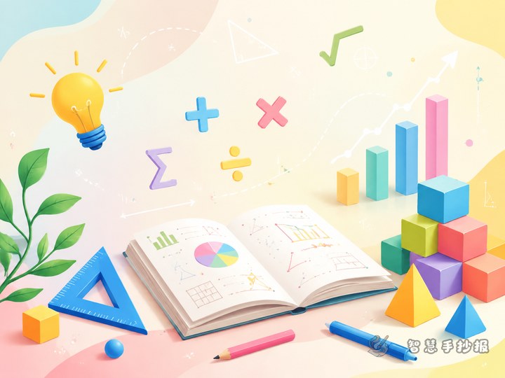 趣味数学手抄报怎么做出数学思维感？ - 数学思维趣味数学手抄报系列作品预览