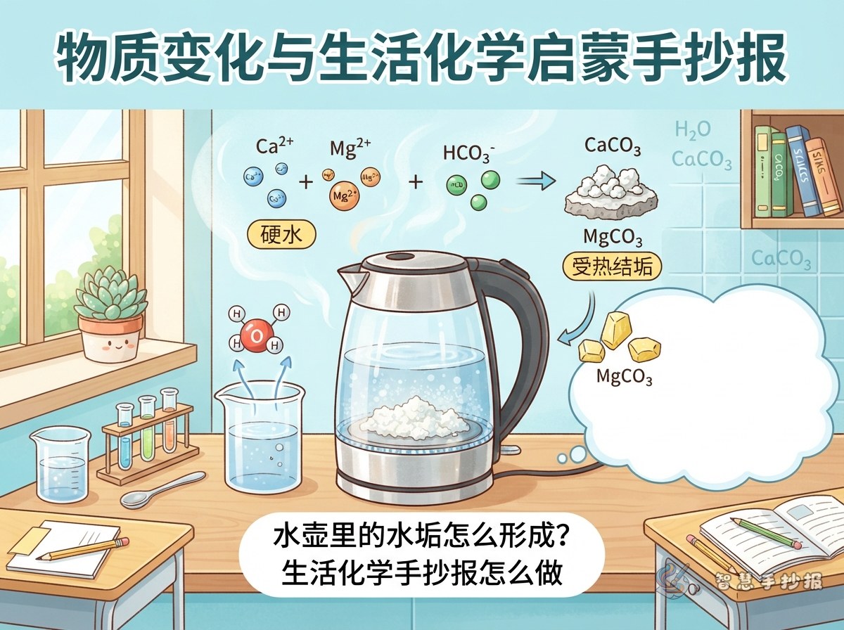 How Does Limescale Form in a Kettle? Chemistry Poster Guide - Poster topic cover image