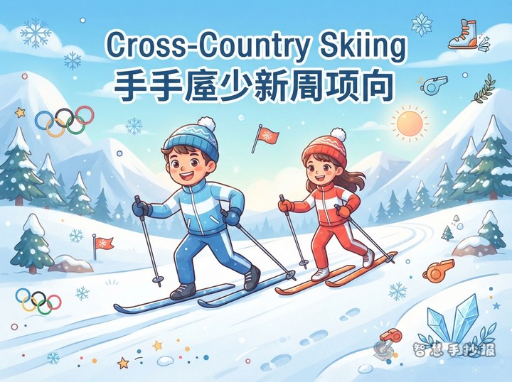 冬奥会越野滑雪手抄报怎么画？文字内容和版面设计参考 - 相关内容封面
