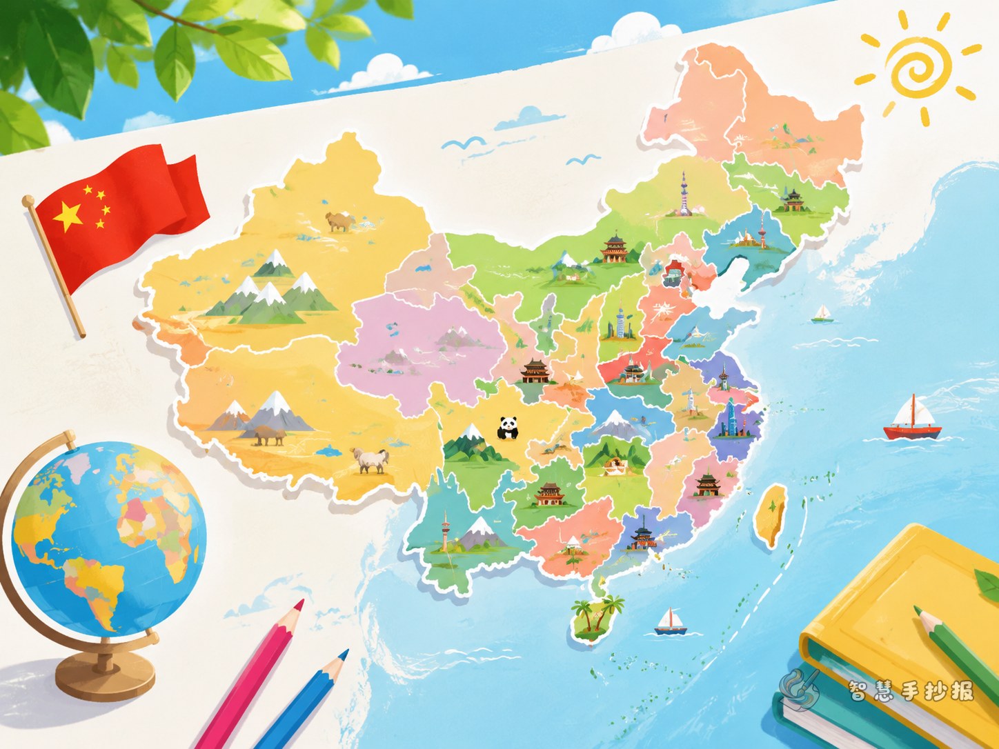 How to Make a Clear China Map Handwritten Poster - Poster topic cover image