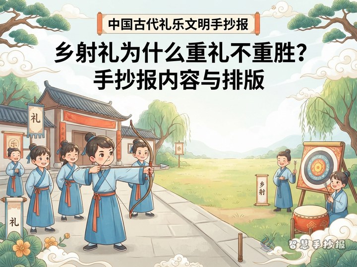 乡射礼为什么重礼不重胜？手抄报内容与排版 - 相关内容封面