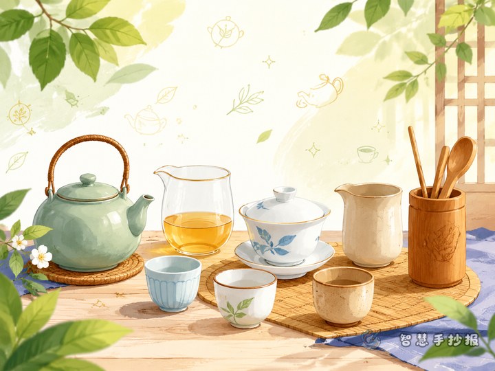 茶具名称手抄报怎么写？从茶壶茶杯到盖碗的简单整理 - 相关内容封面