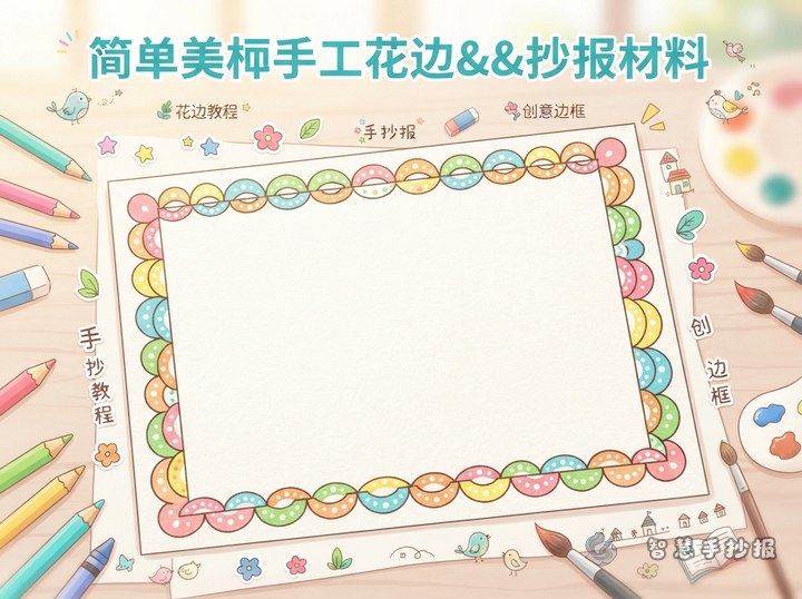 How to Draw a Simple but Delicate Handwritten Poster Border: Scallops, Petals, and Dots - Related topic thumbnail