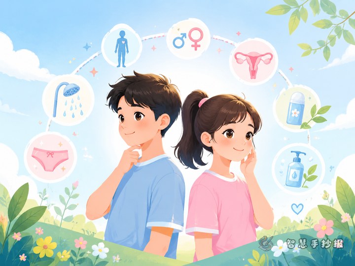 青春期身体变化与卫生习惯手抄报怎么做 - 青春期生理卫生知识手抄报手抄报封面