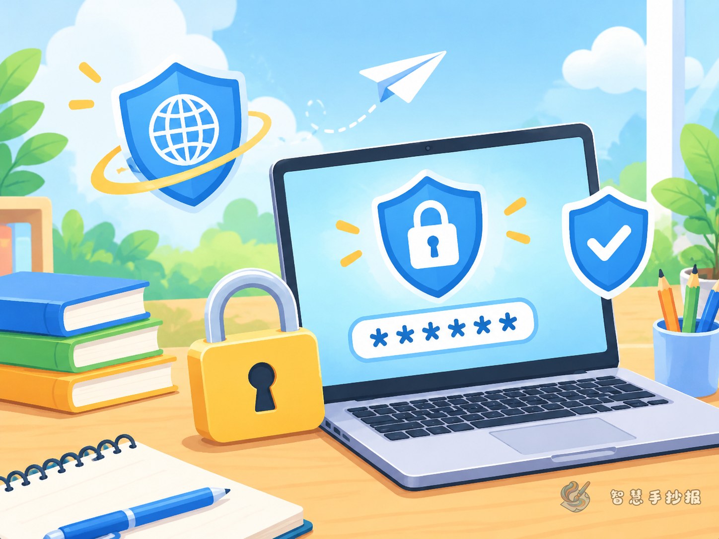 How to Make a Password Safety Handwritten Newspaper - Poster topic cover image