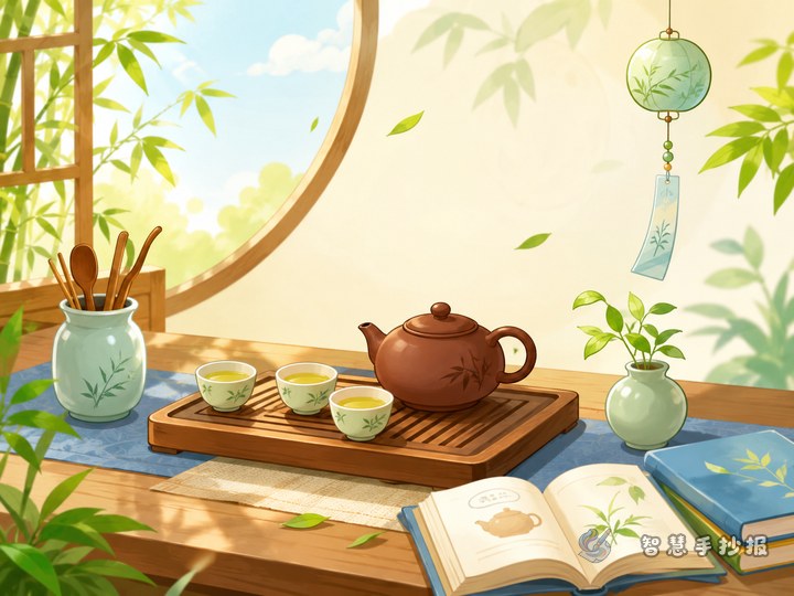 茶席礼仪手抄报可以分哪些栏目？适合小学生的内容整理 - 相关内容封面