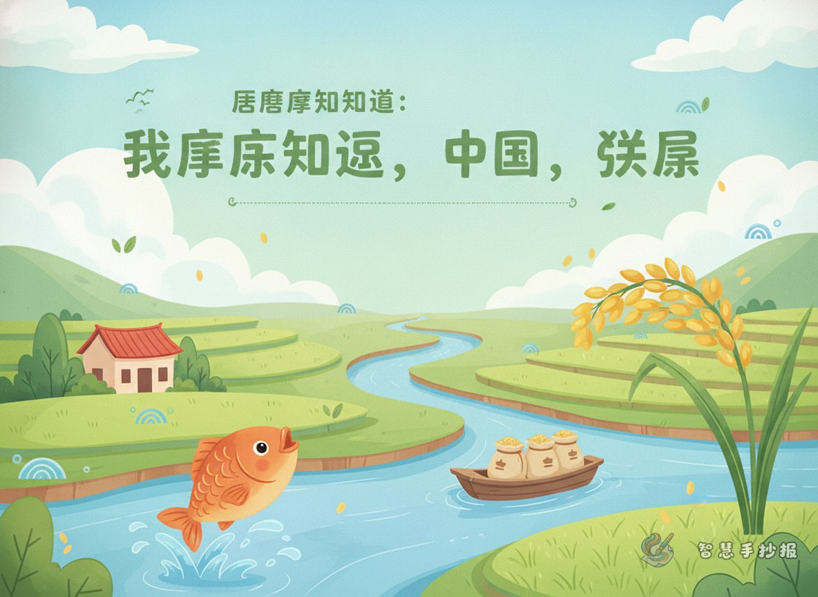 What to write for a poster about why my hometown is called a land of fish and rice - Poster topic cover image