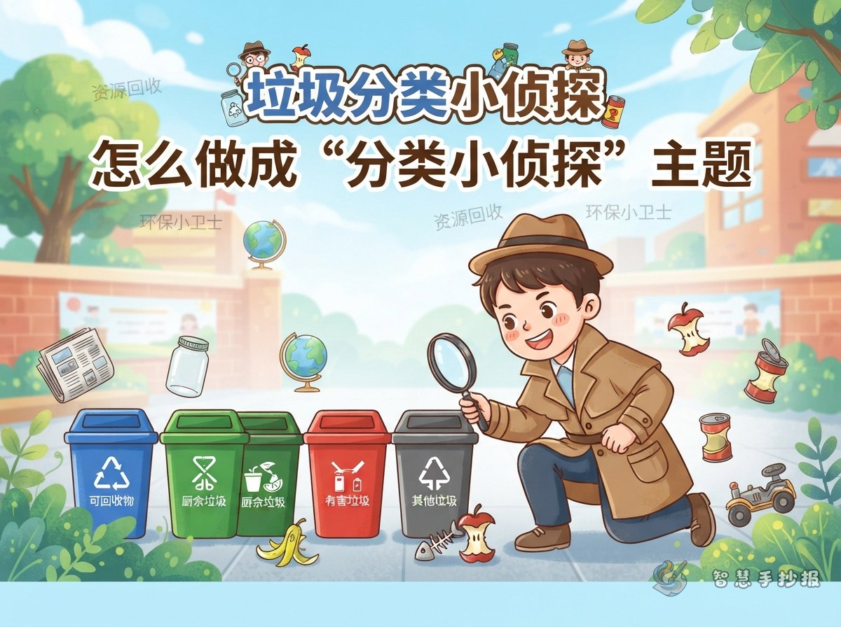 How to Make a Waste-Sorting Handwritten Poster Like a Recycling Detective - Poster topic cover image