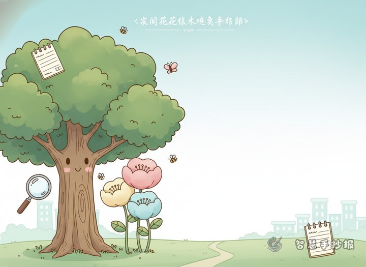 How can I make a handwritten newspaper about one tree and one flower on campus? - Related topic thumbnail
