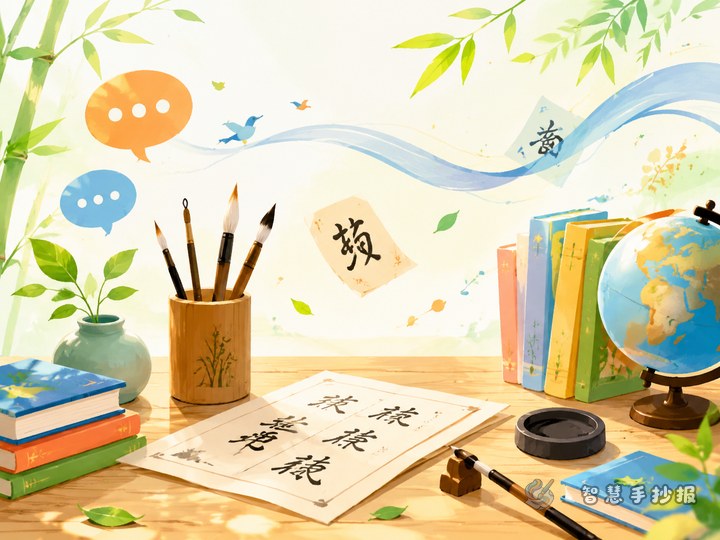 How to divide a Chinese calligraphy and Mandarin poster into sections - Related topic thumbnail