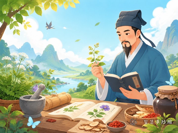 李时珍手抄报写什么内容更吸引人 - 中国古代名医与医学故事手抄报手抄报封面