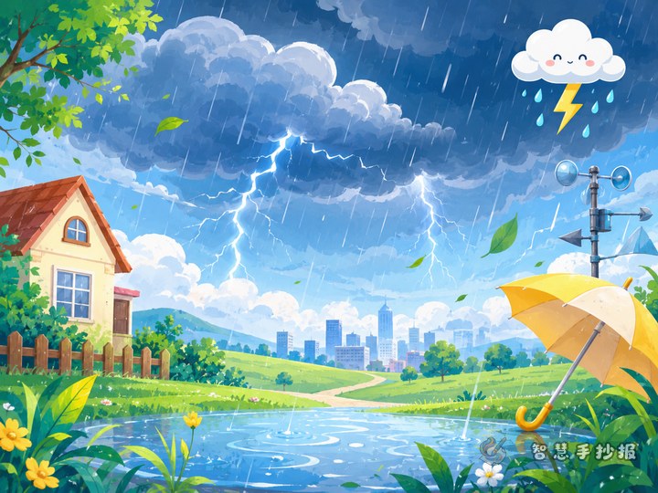 雷雨天气手抄报可以写哪些内容 - 相关内容封面