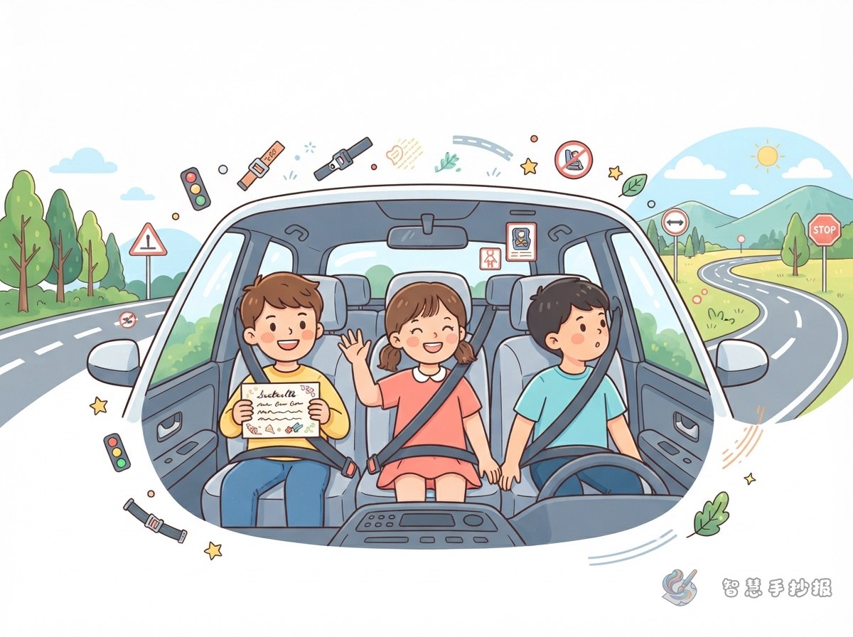 How to Make a Handwritten Newspaper on Private Car Travel Safety - Poster topic cover image